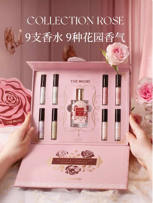 未知氣味凡爾賽香水禮盒套裝玫瑰花香送閨蜜實用高級感生日禮物女