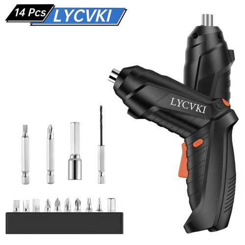 Cordless Electric Screwdriver, Portable Power Screwdriver for Home Repair