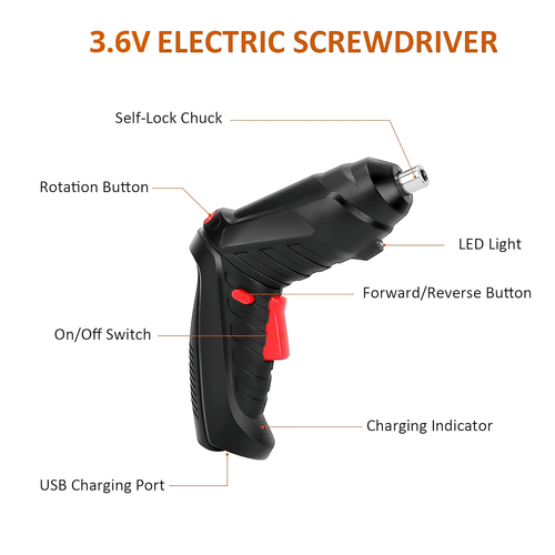 Cordless Electric Screwdriver