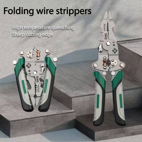 Collapsible Multifunction Wire Stripper