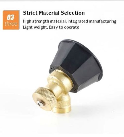 360-degree high-pressure spray nozzle