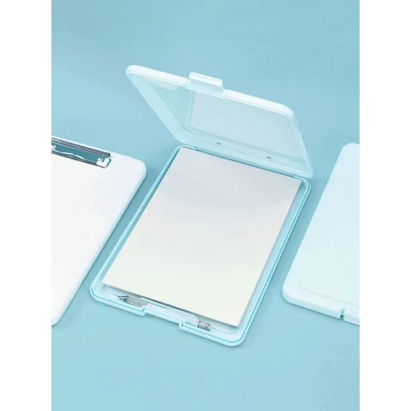 A4 Clip Pad Clipboard with Storage Case for Paper and Document Storage
