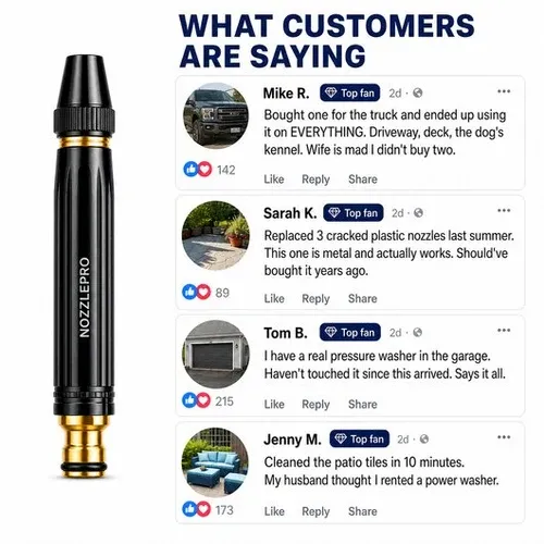JetStorm™ High-Pressure Spray Nozzle