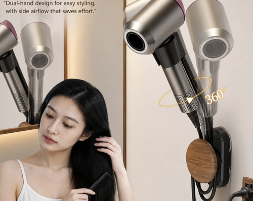 Wall Mounted Dryer Holder