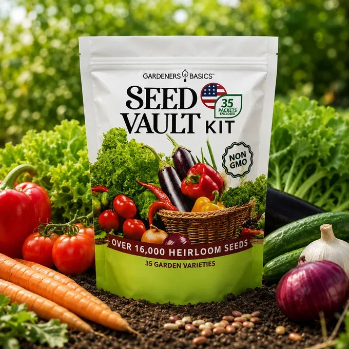 BIG DISCOUNT !! 🌱Vegetable Seed Vault Kit | 35 Varieties🔥