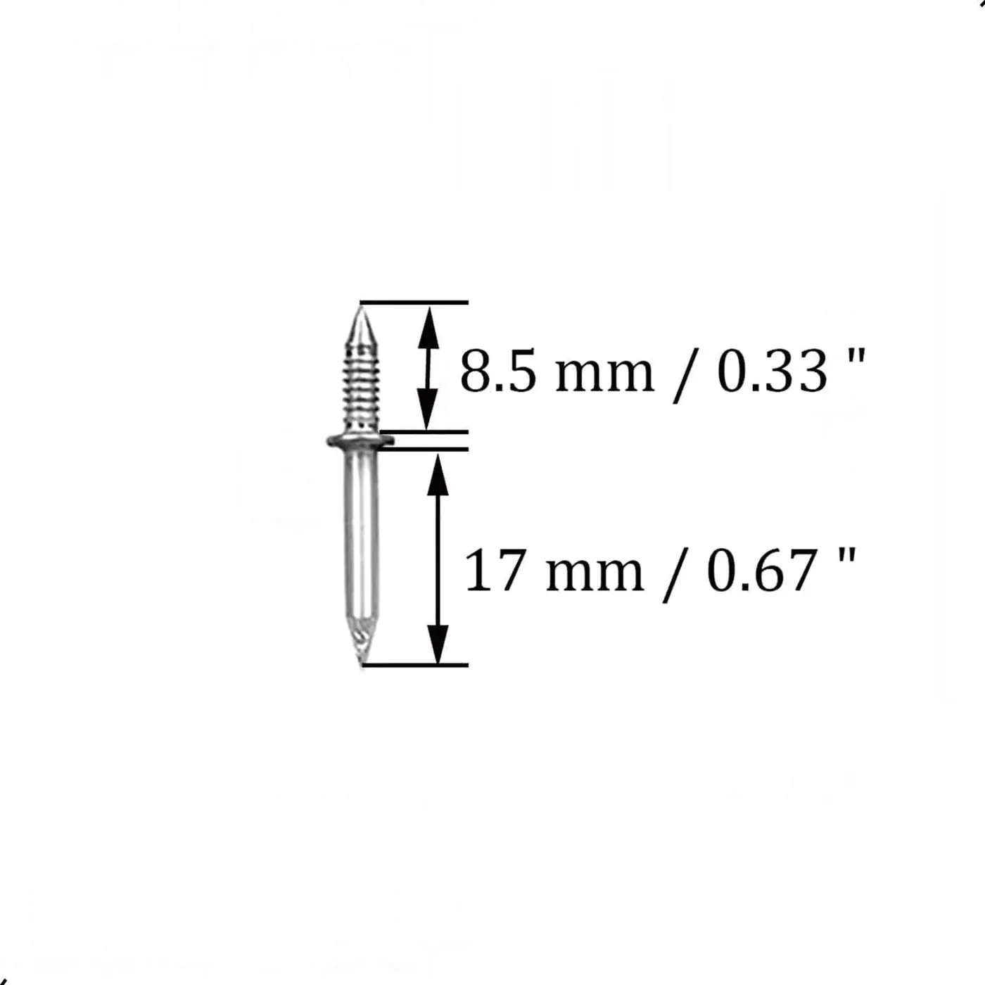 Double-sided traceless nail