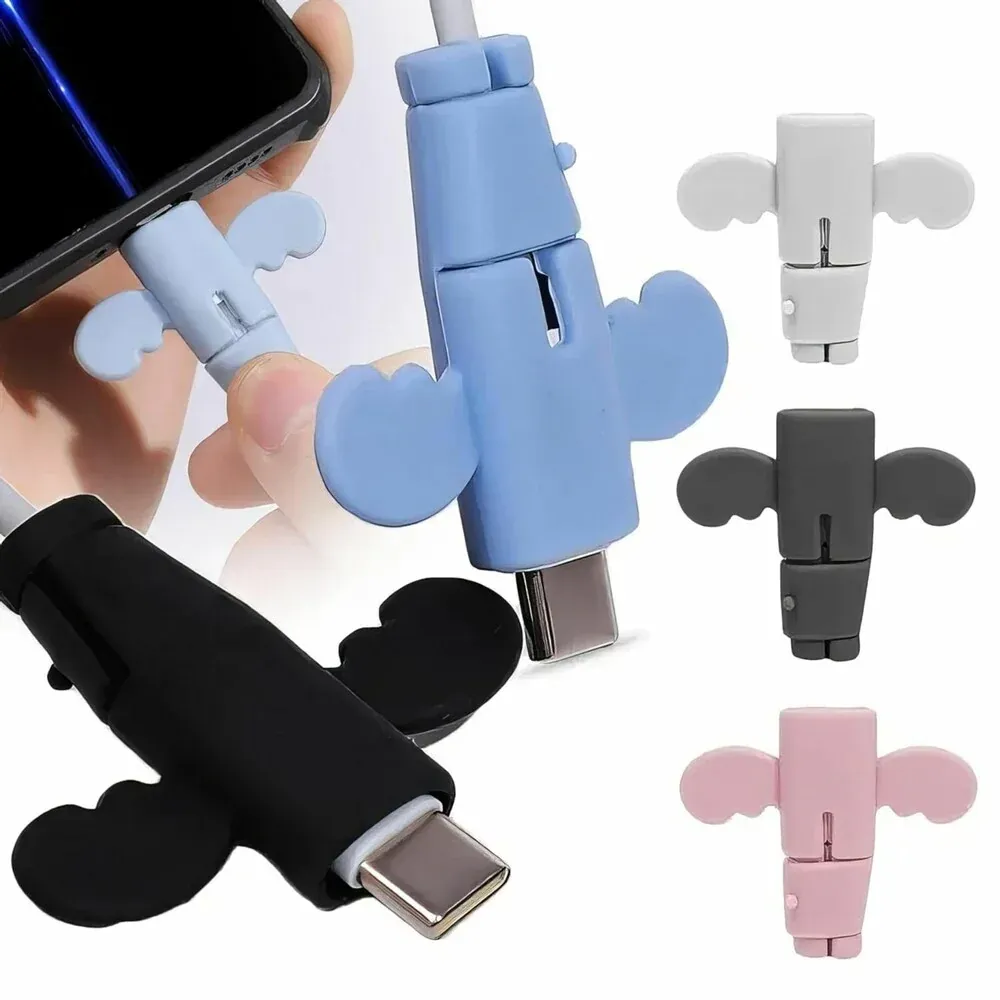 Safe - Wing Flex Cable Protector - Charging Cables | Head Phone Cables  Pack of 5
