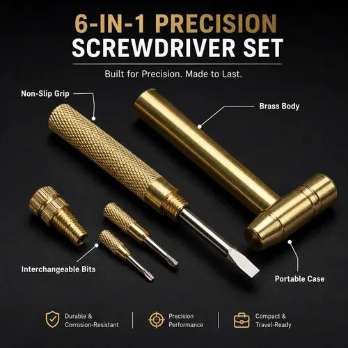 😊⏳Time-Limited Special⏰6 in 1 Mini Hammer and Screwdriver Hand Tools Set