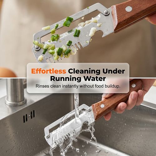Stainless Steel-Natural Non-slip Wooden Handle Knife (BUY 1 GET 1 FREE)
