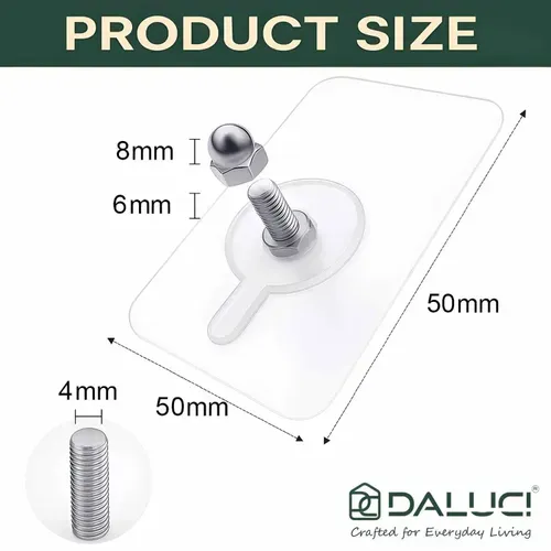 （30pcs）Acrylic photo wall hooks, stainless steel and ceramic self-adhesive smooth lightweight wall hooks, easy to install.