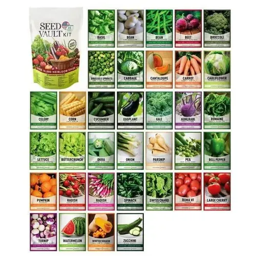 BIG DISCOUNT !! 🌱Vegetable Seed Vault Kit | 35 Varieties🔥