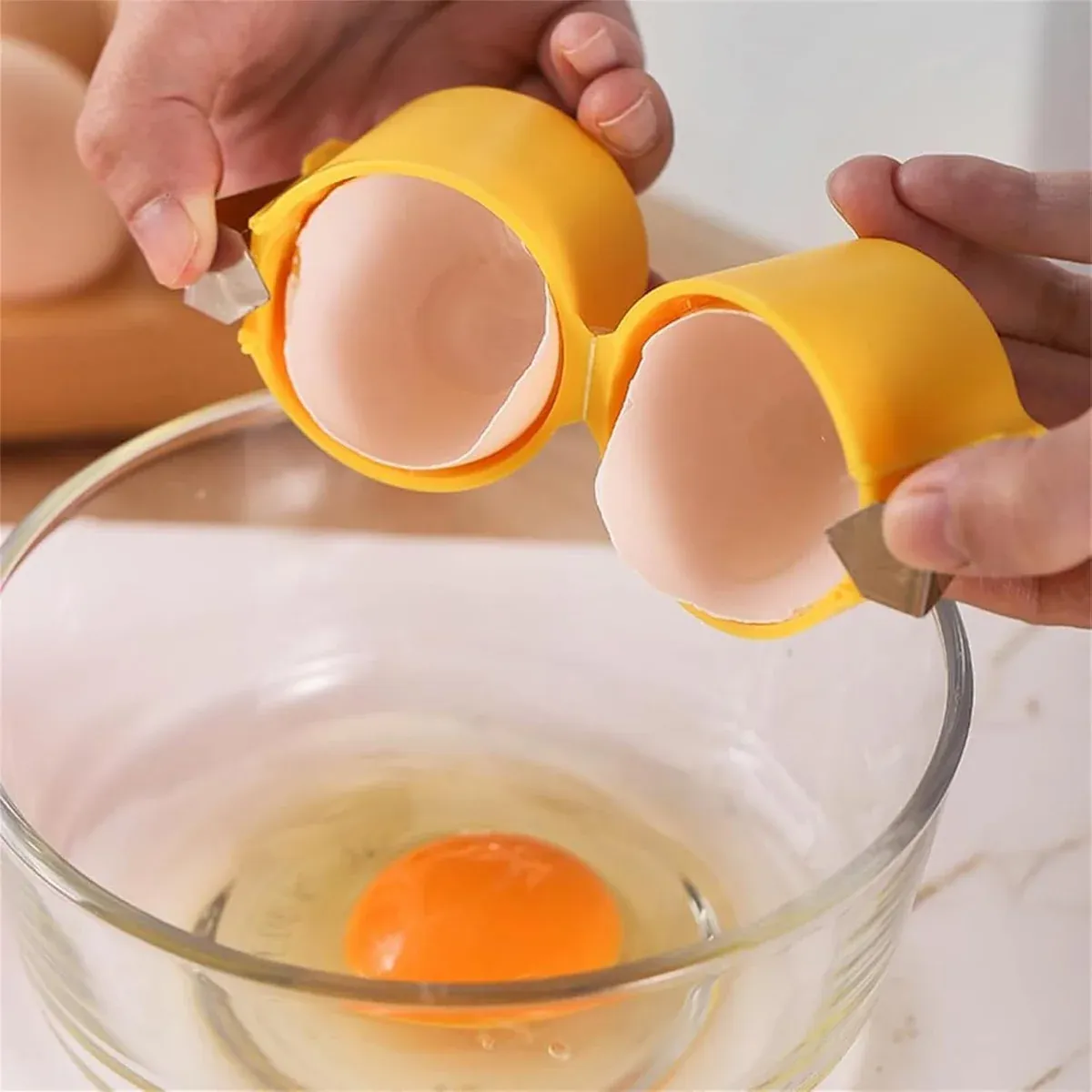 🔥🔥🔥Limited-time 😮‍💨 Buy 1 Get 1 Free ！！！🍳 Quick Egg Cracker Tool – Open Hundreds Of Eggs Faster & Cleaner 🔥