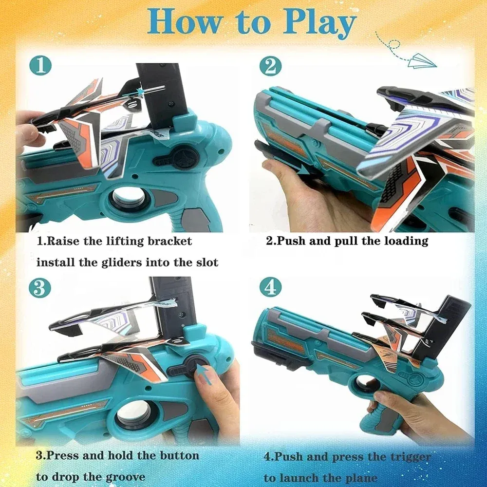 Continuous Airplane Launcher Gun