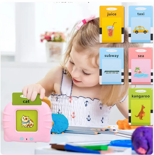 Xiongbao card machine children's early education learning card machine educational learning machine, 255 cards 510 content, (rechargeable)