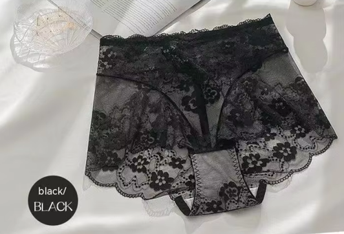 High Quality Sexy Lace Underwear Women's Tummy Control High Waist Fashion Panties