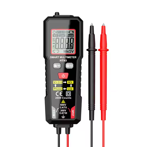 Digital multimeter intelligent anti-burn electrician maintenance multi-function small digital display intelligent multimeter