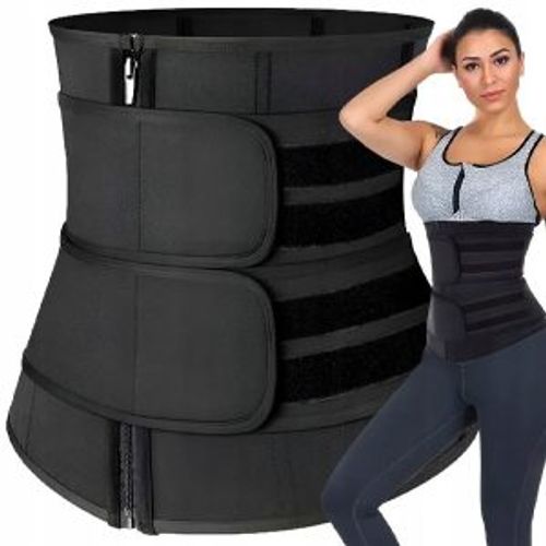 Body shaping and tummy cinching waist belt for men and women Pressurized fishbone zipper body shaping clothes small waist belt