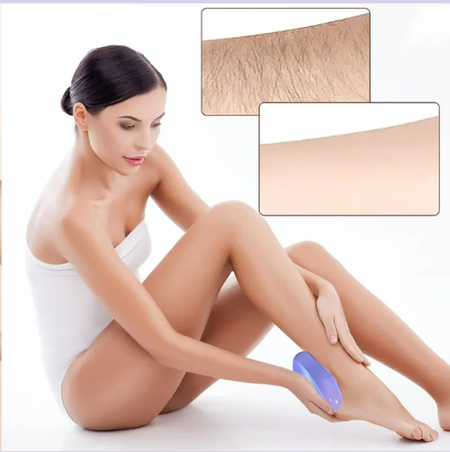 New design painless easy to clean reusable crystal hair remover, 2 pieces per pack