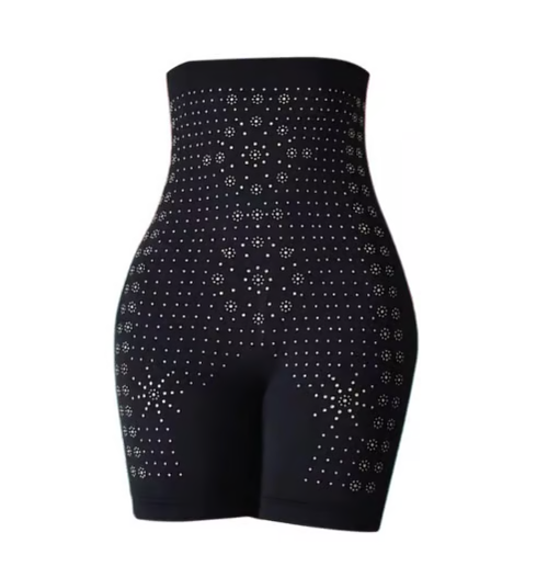 5D magic floating pants nylon high quality high waist hip lifting abdomen pants waist shaping seamless three-point leggings