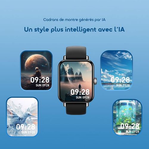 ساعة أورايمو الذكية Watch 6 Pro بشاشة لمس كاملة مقاس 1.69 بوصة