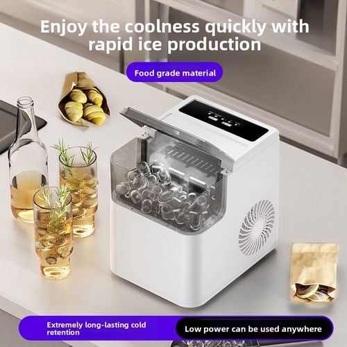 Compact Electric Ice Maker Portable Quiet for Home Bar Office