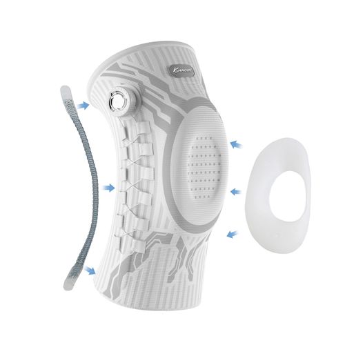 Smart Knee Brace Adjustable Compression with Mechanical Knob - for Stability & Pain Relief & Sports &Daily Use