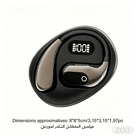 Écouteurs sans fil oreille ouverte, traduction AI, Bluetooth 5.4