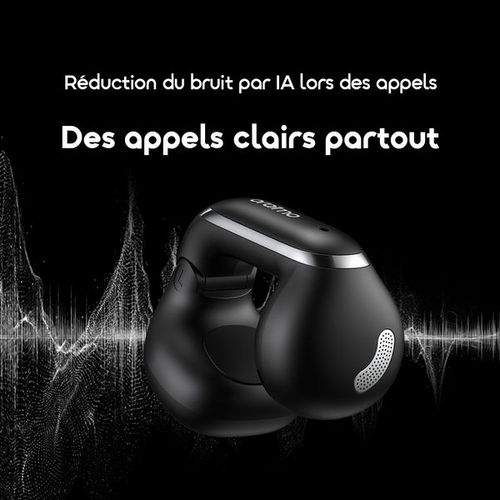 Les écouteurs sans fil ouverts raimo OpenSnap N2 prennent en charge la charge rapide et le contrôle adaptatif du volume.