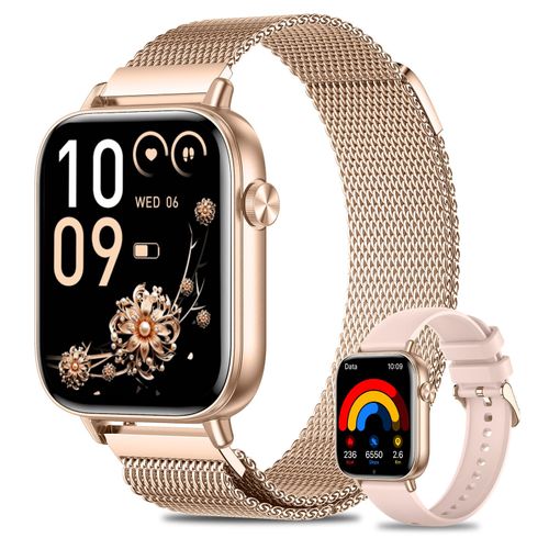 Smartwatch: Pedometer, call function, Bluetooth, reminders, camera, phone monitoring, heart rate monitoring