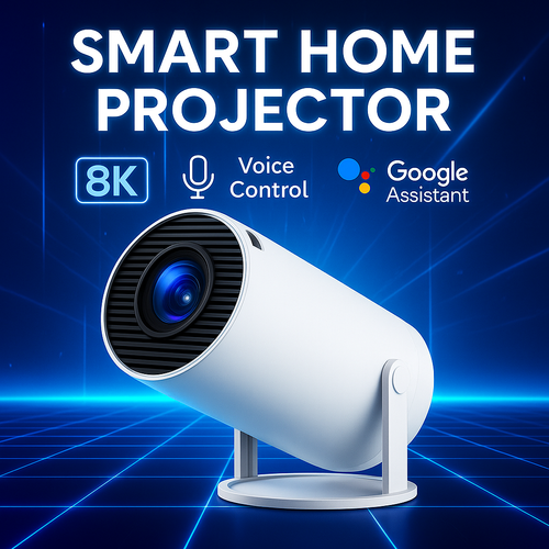 Smart Home Projector Supported Portable Mini Projector WiFi Bluetooth Screen Mirroring Theater Beamer TV