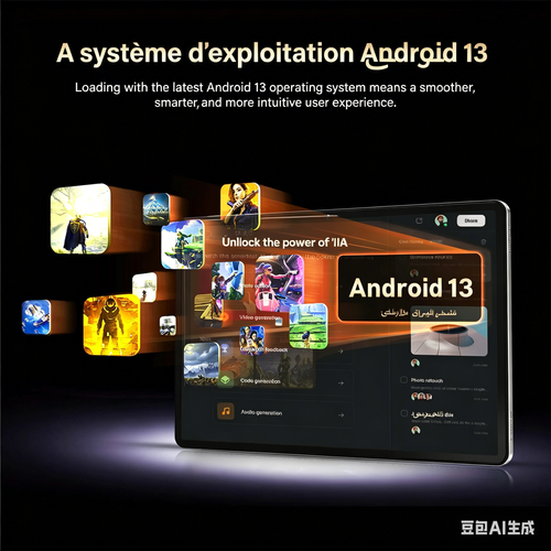 Tablette PC, tablette PC Android ultra-mince de 10,1 pouces avec clavier 5000 mAh