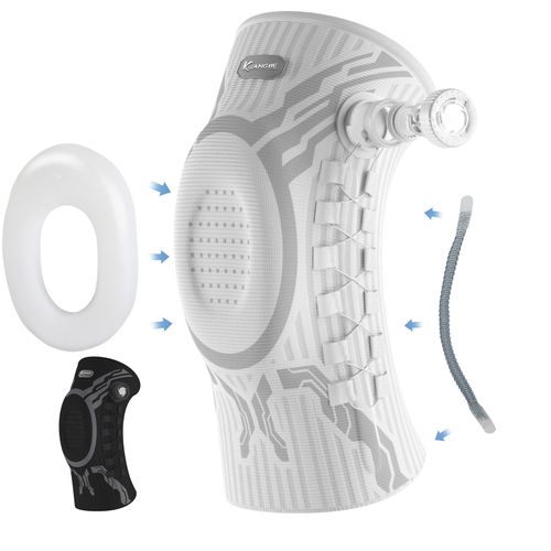Smart Knee Brace Adjustable Compression with Mechanical Knob - for Stability & Pain Relief & Sports &Daily Use