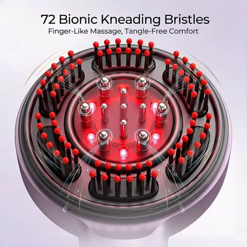 Electric  Scalp Massager Comb Red Light Therapy Hair Growth Massage Brush Anti Hair Loss Liquid Applicator Hair Care Styling