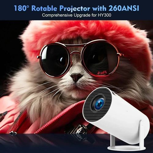 Smart Home Projector Supported Portable Mini Projector WiFi Bluetooth Screen Mirroring Theater Beamer TV
