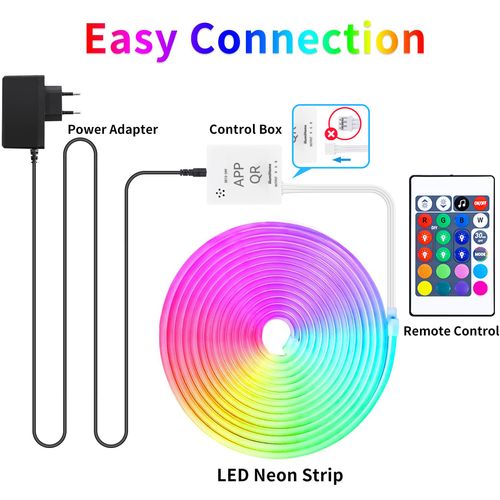 15M RGB LED Strip Lights - APP Remote, Music Sync