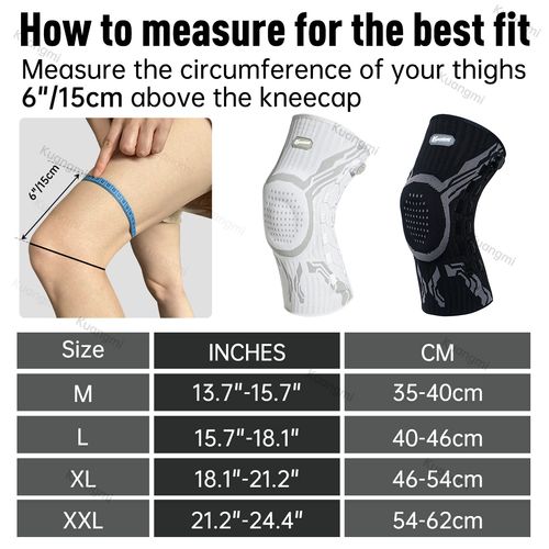 Smart Knee Brace Adjustable Compression with Mechanical Knob - for Stability & Pain Relief & Sports &Daily Use