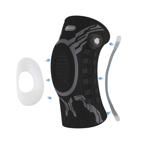 Smart Knee Brace Adjustable Compression with Mechanical Knob - for Stability & Pain Relief & Sports &Daily Use