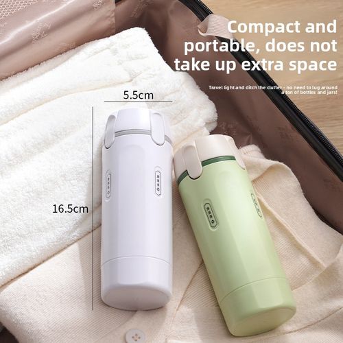Portable 4-in-1 Travel Bottles Leakproof Toiletry Container for Skincare