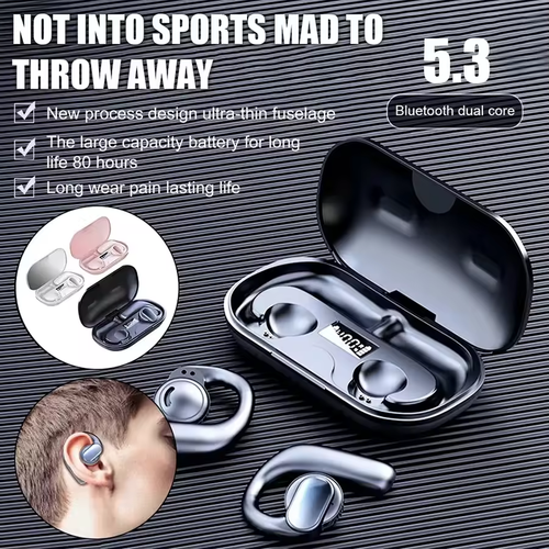 TWS Wireless Bone Conduction Digital Bluetooth Earbuds