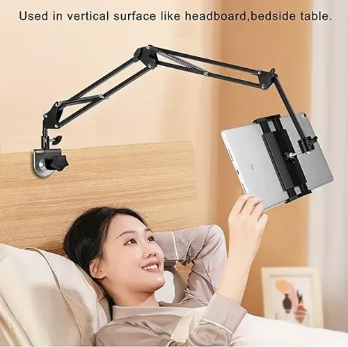 🔥💥Foldable Lazy Tablet and Phone Stand - Portable, Adjustable, Hands-Free!👉