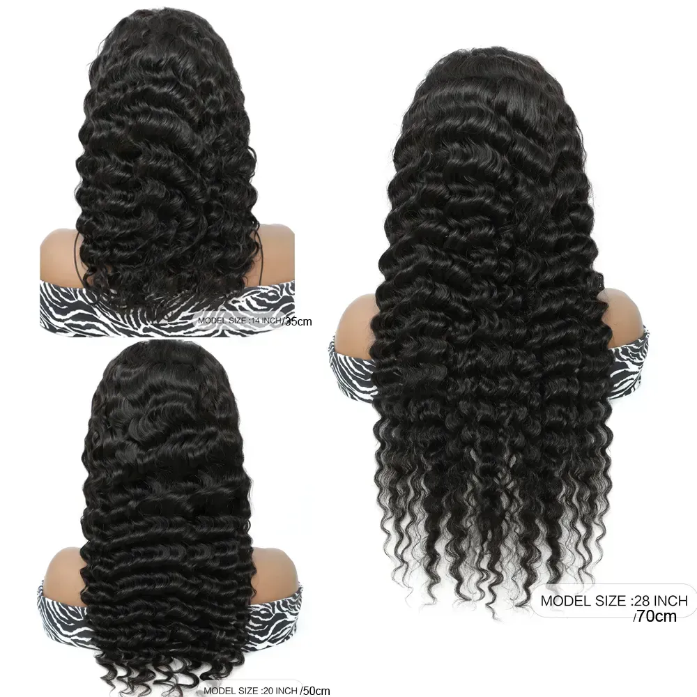 women's pre-pulled hairline long wavy wig