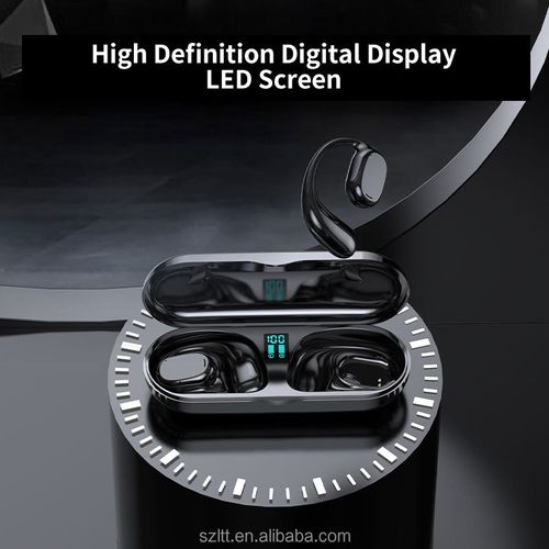 Wireless Headphones BT V5.3 Waterproof Bone Conduction Earhook Wireless Earbuds