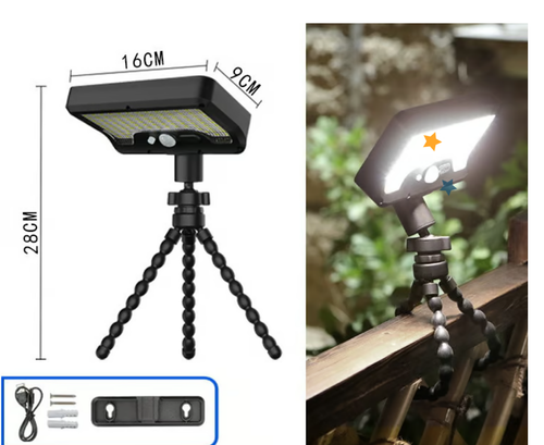 🎁Promotion 49% OFF🔥Solar Motion Floodlight & Tripod