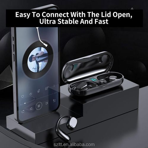 Wireless Headphones BT V5.3 Waterproof Bone Conduction Earhook Wireless Earbuds