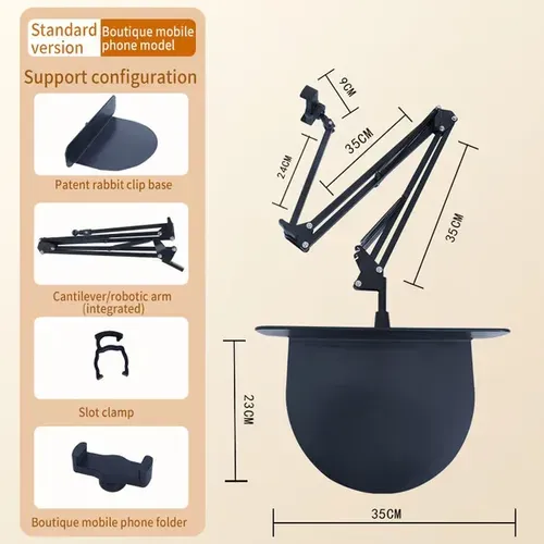 🔥💥Foldable Lazy Tablet and Phone Stand - Portable, Adjustable, Hands-Free!👉