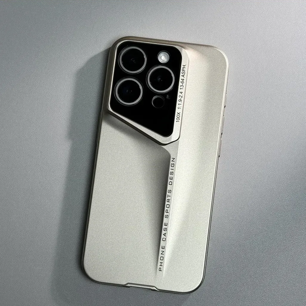 Slim Fit Exquisite Personality Cool Shockproof Wireless Charging Phone Cover for iphone 14 15 16 Pro Max case