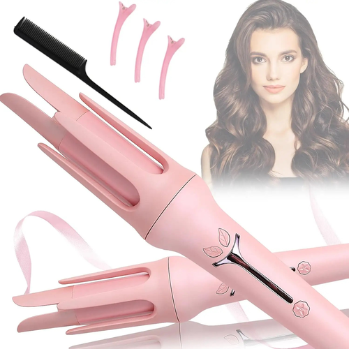 32mm Fully Automatic Curling Iron, Negative Ion Non-damaging Hair groove Electric Curling Iron, Big Wave Hair Perming for Women