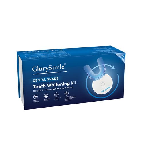 Teeth Whitening Kits Private Logo - Home Use Dental Bleaching LED Light 3 Syringe Set - CE Approved