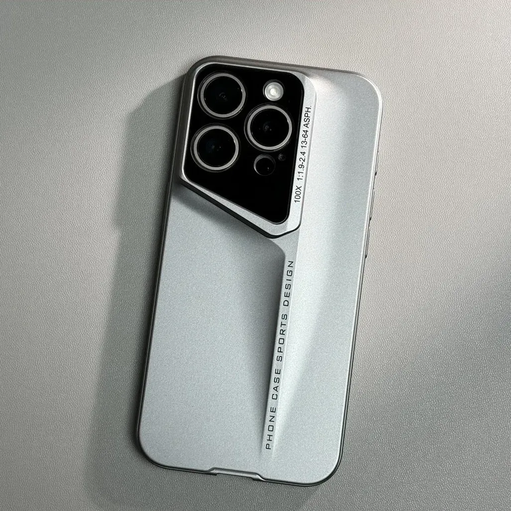 Slim Fit Exquisite Personality Cool Shockproof Wireless Charging Phone Cover for iphone 14 15 16 Pro Max case