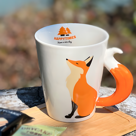 Tasse à café en céramique Fox🦊